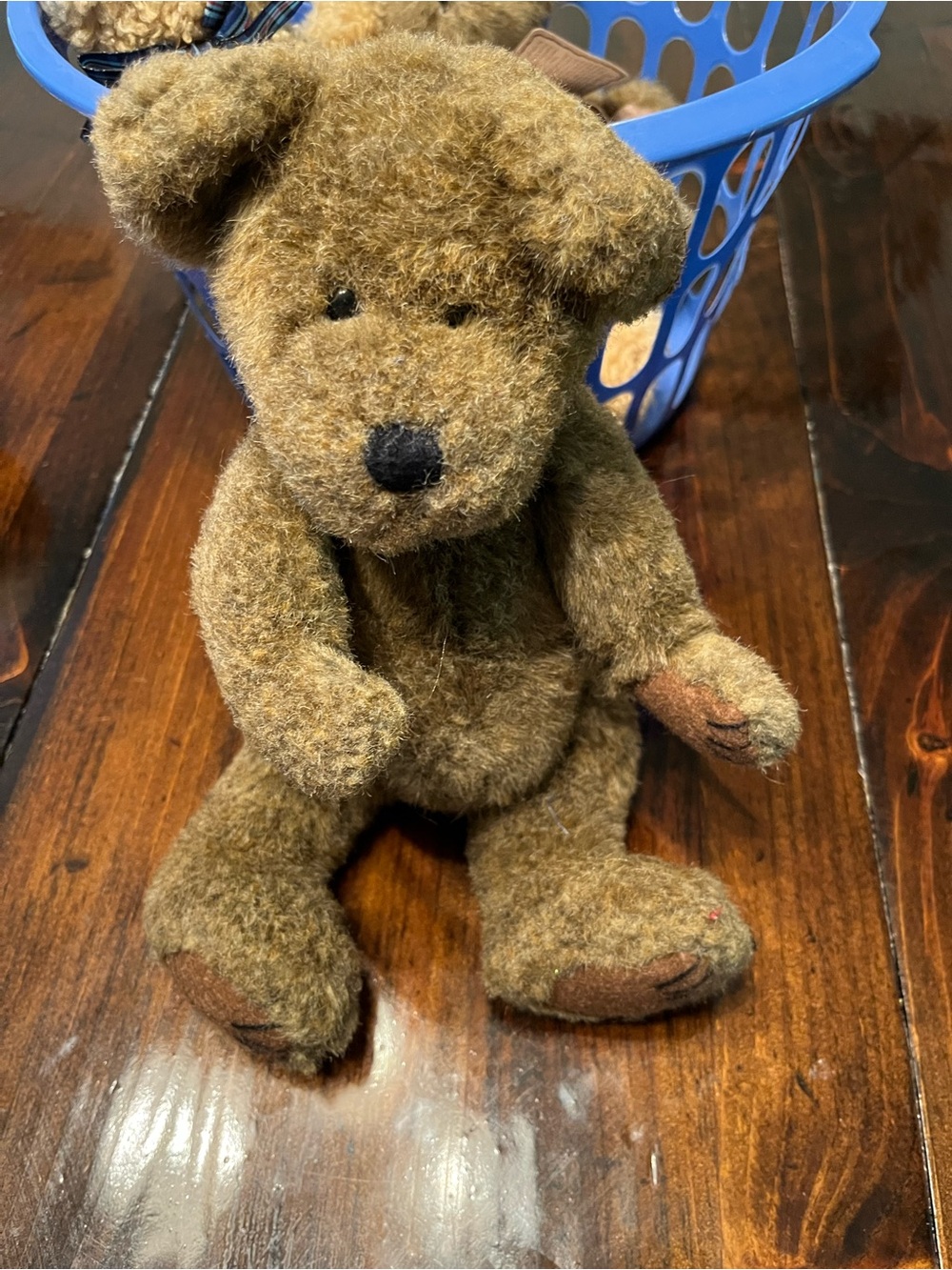 Boyd Bear Vintage-Style Brown Plush Teddy Bear - Soft Fiber Art Toy